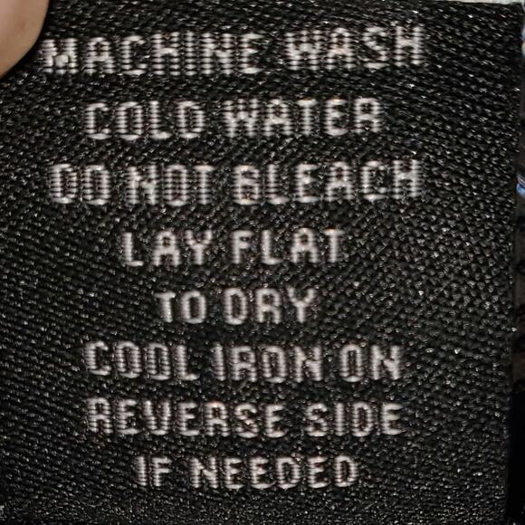 Justify Collared Black White Button Down Front Stretchy Midi Size Large - Picture 7 of 7